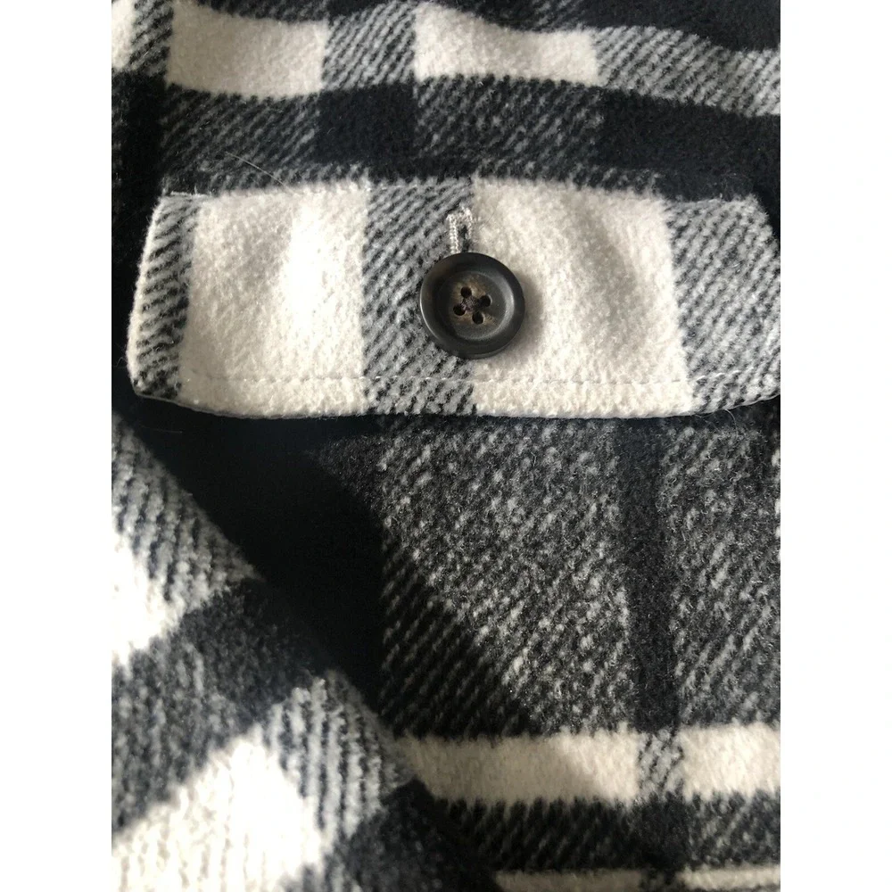 Old Navy Kids Plaid Shacket‎ Woven Shirt Size L 10-12